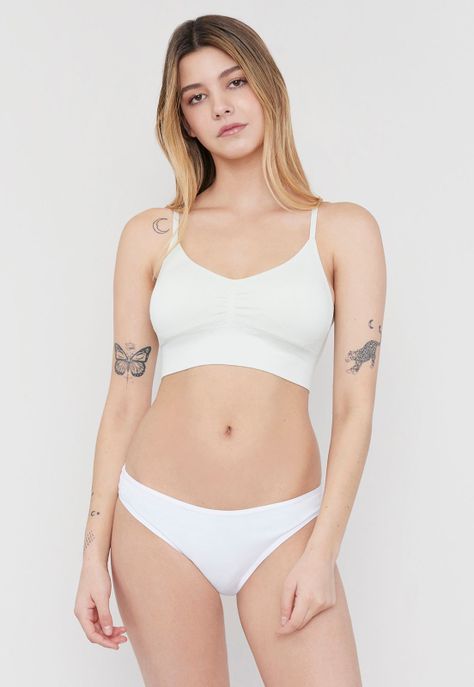 Tripack Calzón Mujer Cotton Negro/Gris/Blanco Corona-3