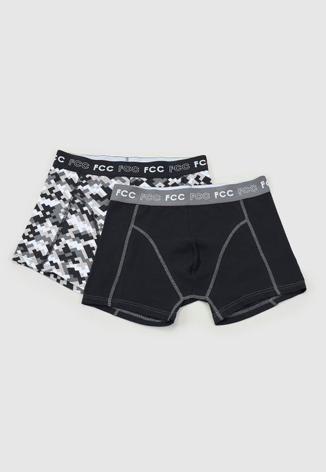 Boxer Hombre Caja Regalable Negro Corona-0