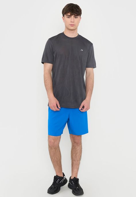 Polera Hombre Deportiva Texturizada Charcoal Corona-3