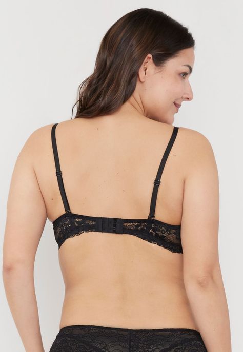 Sostén Mujer Copa C Wireless Negro Corona-1