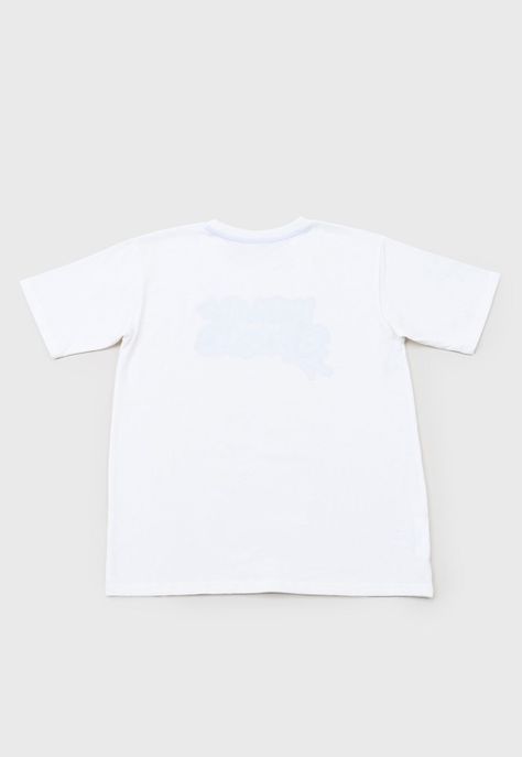 Polera Niño Teen M/C Back Print Blanco Corona-1