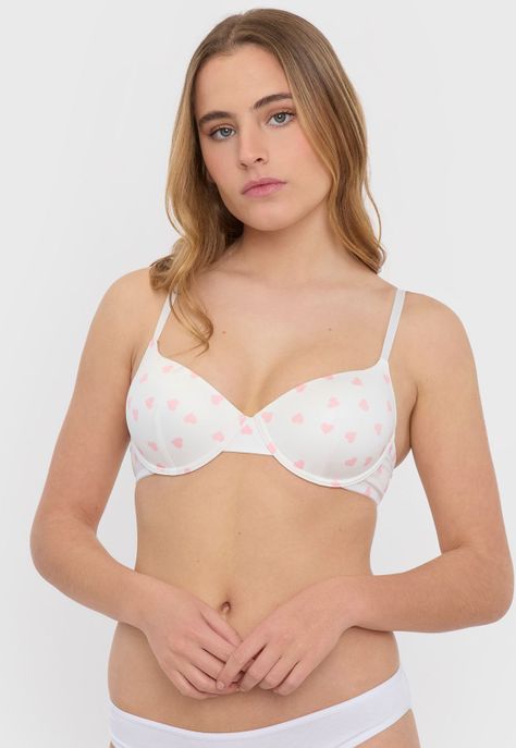 Sostén Mujer Bipack Liso Print Copa B Negro I Corona-2