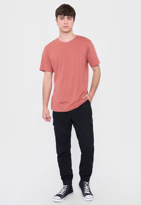 Polera Hombre R-Neck Lisa Naranjo Corona-3