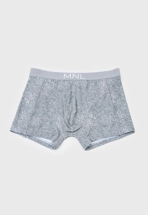Bóxer Hombre Bipack Mix Print Gris Corona-3