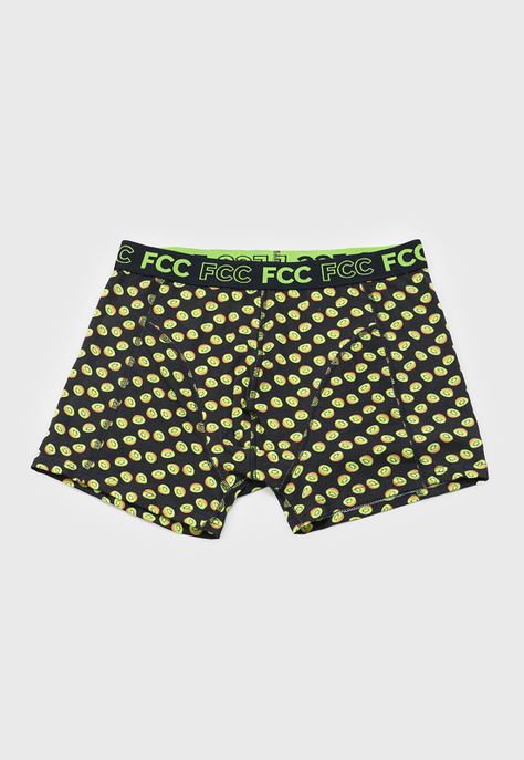 Boxer Hombre Print Bipack Negro Corona-3