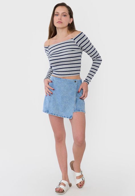 Polera Mujer Sin Hombros M/L Rayas Gris Corona-3