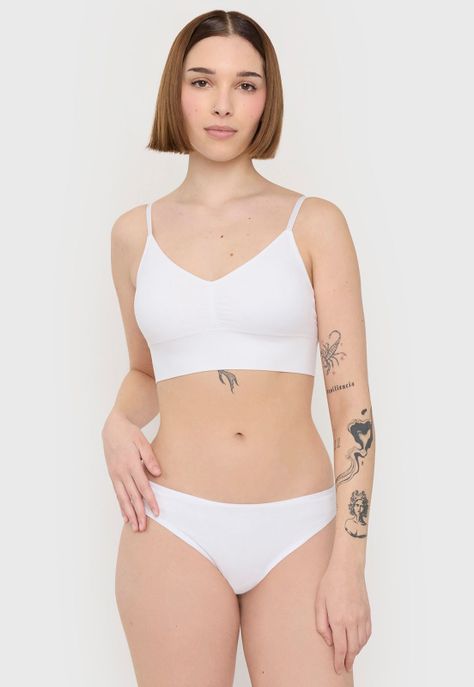 Tripack Calzón Mujer Básico Rosado/Negro/Blanco Corona-3