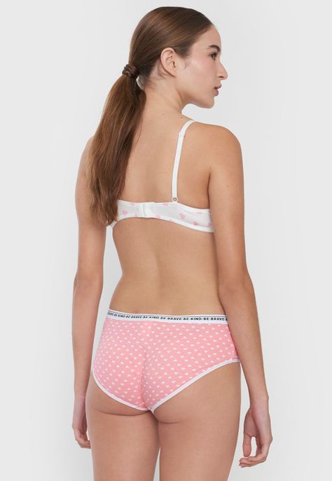Calzón Mujer BoyShort Cotton Print Coral Corona-2