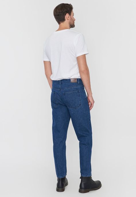 Jeans Hombre Regular Azul Oscuro Corona-2