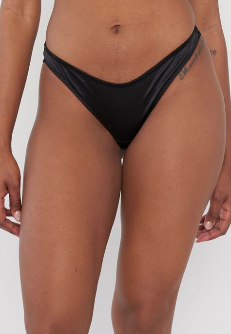 Bipack Calzón Mujer Satín Negro/Negro Print Corona-1