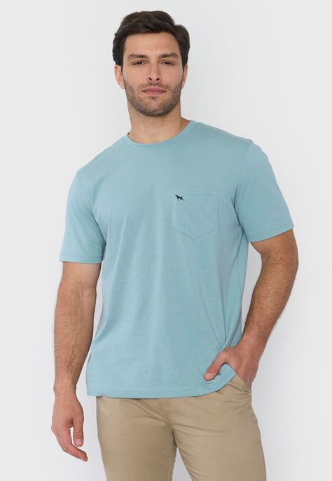 Polera Hombre Cneck Bolsillo Verde Corona-0