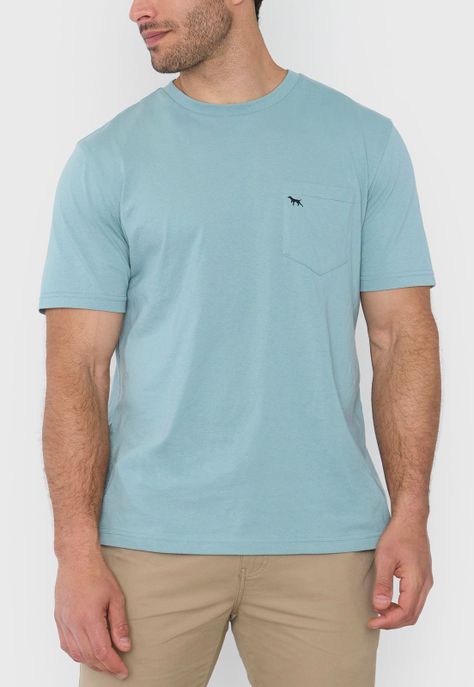 Polera Hombre Cneck Bolsillo Verde Corona-2