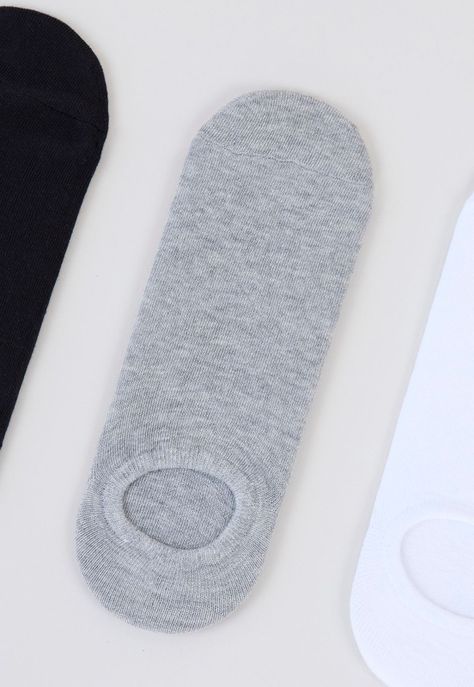 Calcetines Hombre Tripack Invisible Mix Liso I Corona-3