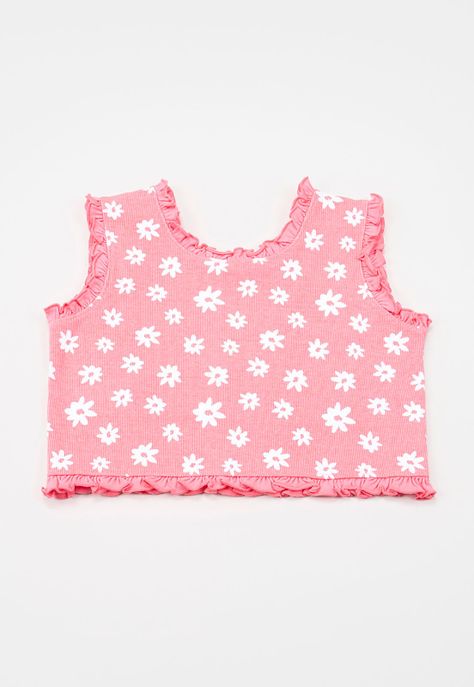Peto Niña Kids Rib Full Print Coral Corona-1