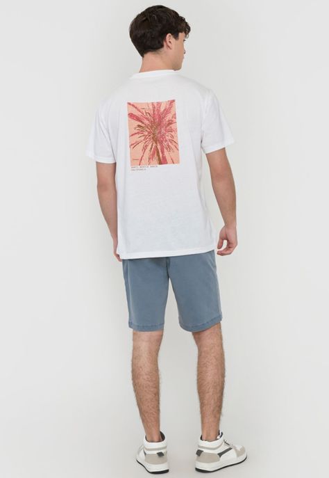 Polera Hombre Fun Summer Blanco Corona-1