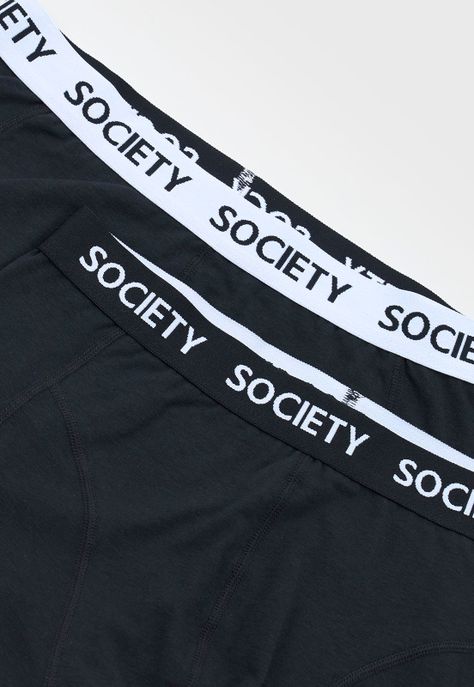 Boxer Hombre Liso Negro Corona-2