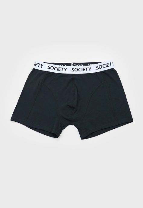 Boxer Hombre Liso Negro Corona-3