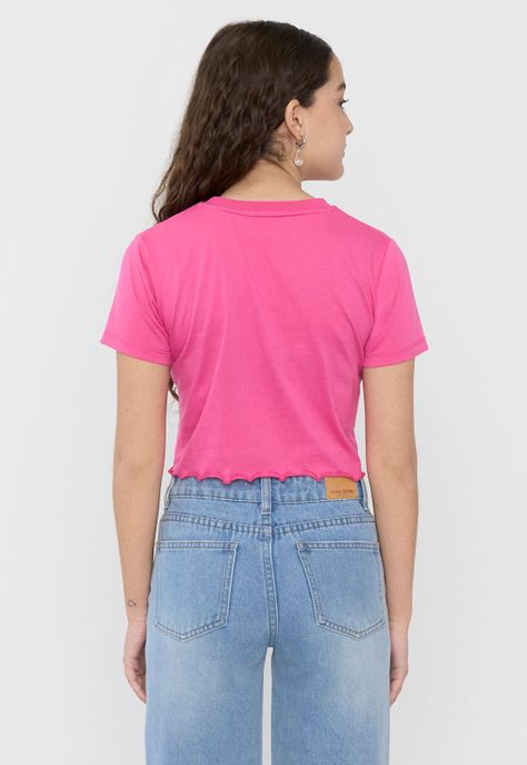 Polera Niña Teen MC Fun Roulette Fucsia Corona-1