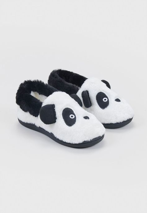 Pantufla Niña Panda Blanco Corona-0