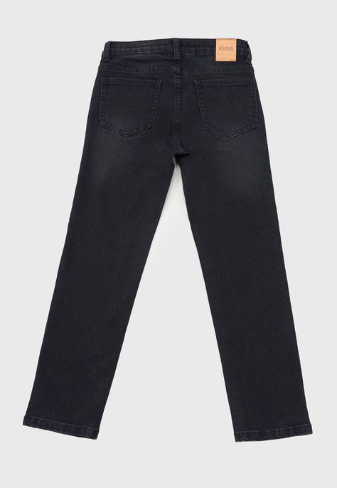 Jeans Niño Kids 5 Bolsillos Negro Corona-1