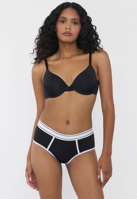 Boyshort Negro Mujer Corona-0