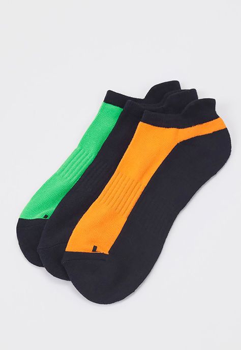 Calcetines Tripack Mix Verde/Negro/Naranjo Corona-0