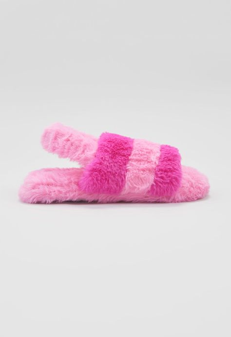 Pantufla Niña Elástico Rosado Corona-1