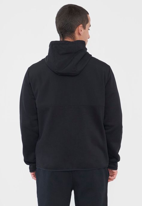 Polerón Hombre Deportivo Cierres Zipper Negro Corona-1