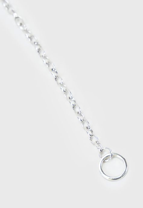 Cinturón Mujer Cadena Plata Corona-3