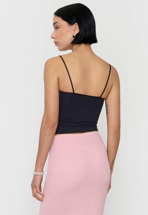 Peto Mujer Pabilo Roulet Color Negro Corona-1