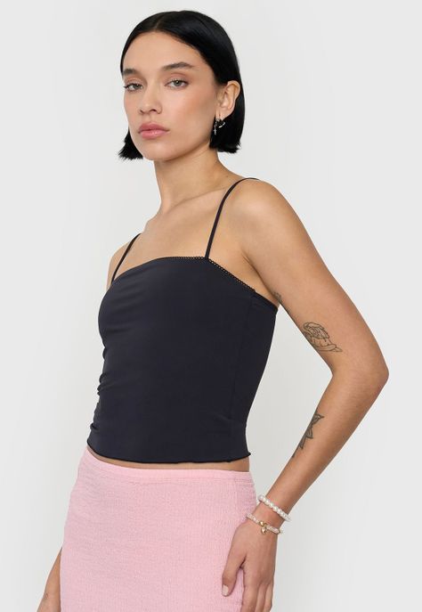 Peto Mujer Pabilo Roulet Color Negro Corona-2