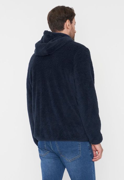 Polerón Hombre Coral Fleece Color Navy Corona-1