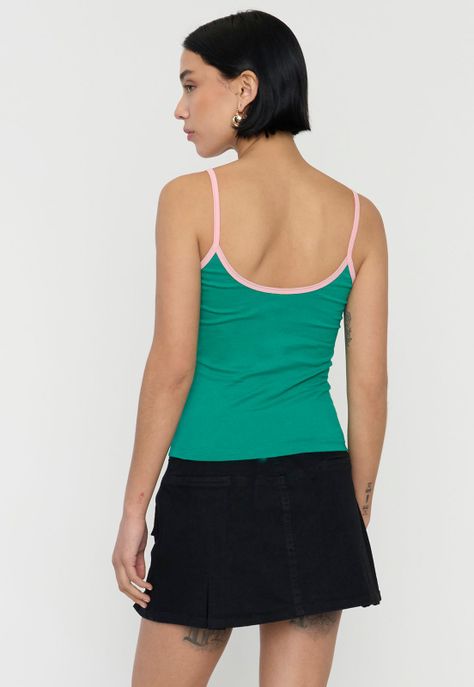 Peto Mujer Pabilo Bicolor Verde Corona-1