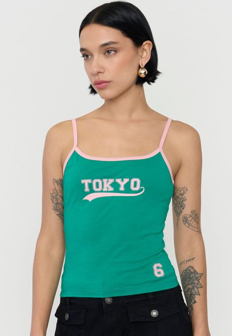 Peto Mujer Pabilo Bicolor Verde Corona-2