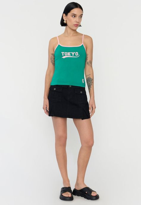 Peto Mujer Pabilo Bicolor Verde Corona-3