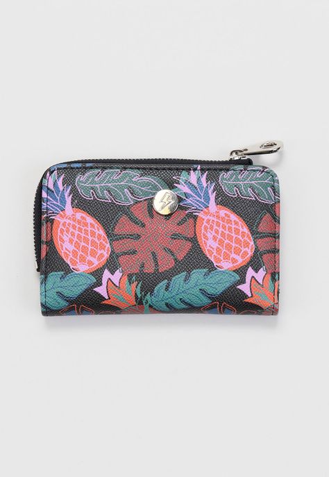 Billetera Mujer Pequeña Print Piña Corona-0