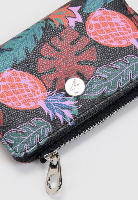 Billetera Mujer Pequeña Print Piña Corona-3