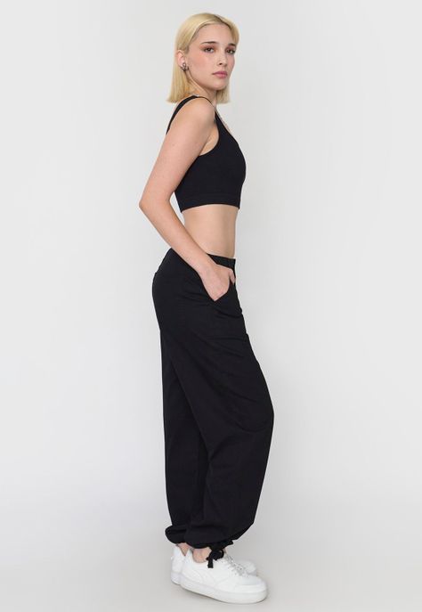 Pantalón Mujer Ajustable Negro Corona-3