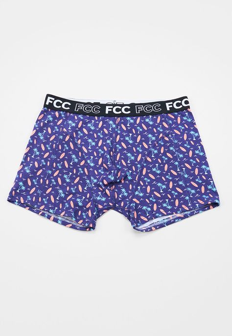 Boxer Hombre Print Bipack Azul Corona-3