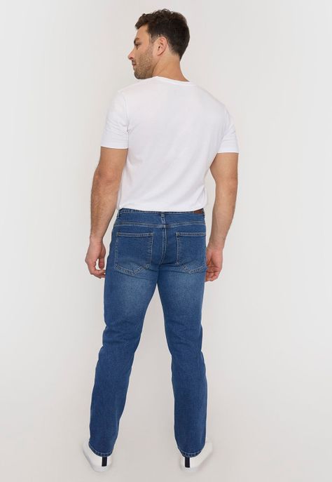 Jeans Hombre Clásico Straight Fit Azul Corona-2