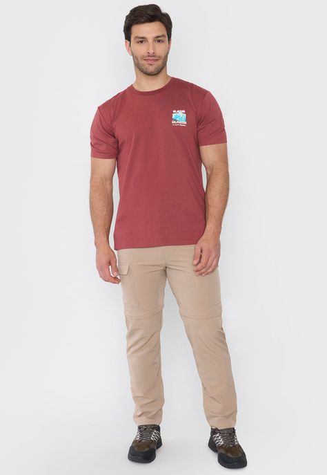 Polera Outdoor Hombre Fun Terracota Corona-3