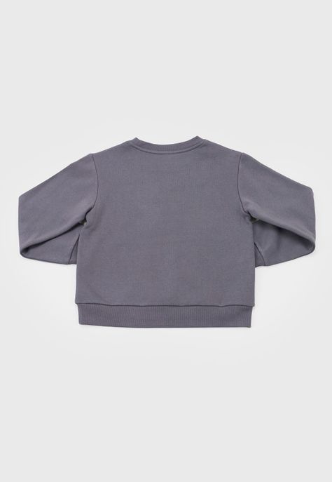 Poleron Niño Kids Pullover Gris Corona-1