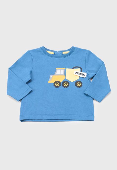 Polera Bebe Niño M/L Interactiva Azul Corona-0