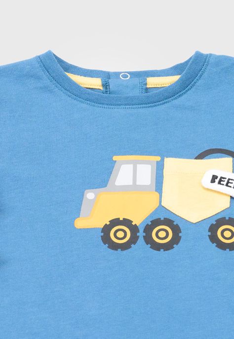 Polera Bebe Niño M/L Interactiva Azul Corona-2
