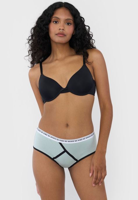 Boyshort Mujer Cotton Verde Corona-0