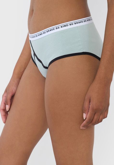 Boyshort Mujer Cotton Verde Corona-3