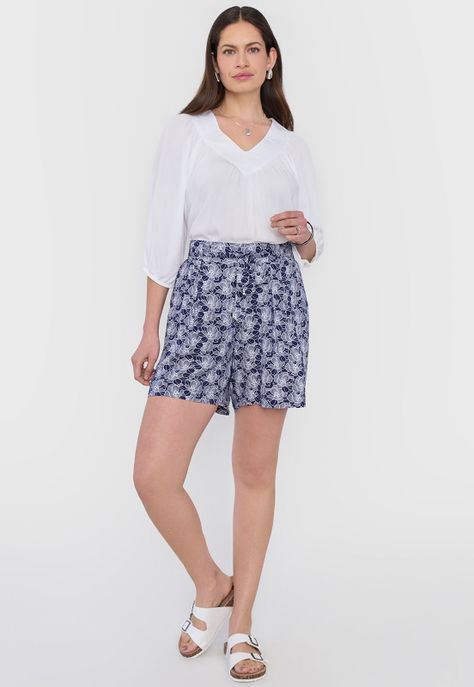 Short Mujer Lazo Navy Corona-0