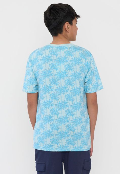 Polera Niño Teen MC Full Aqua Corona-1