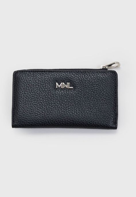 Billetera Mujer Mediana Negro Corona-0