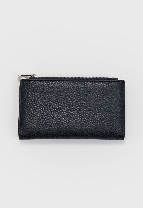 Billetera Mujer Mediana Negro Corona-1
